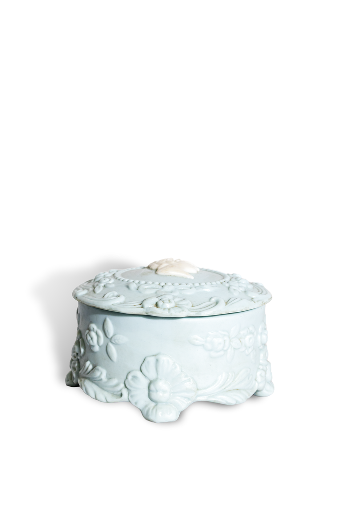 Porcelain box signed PA