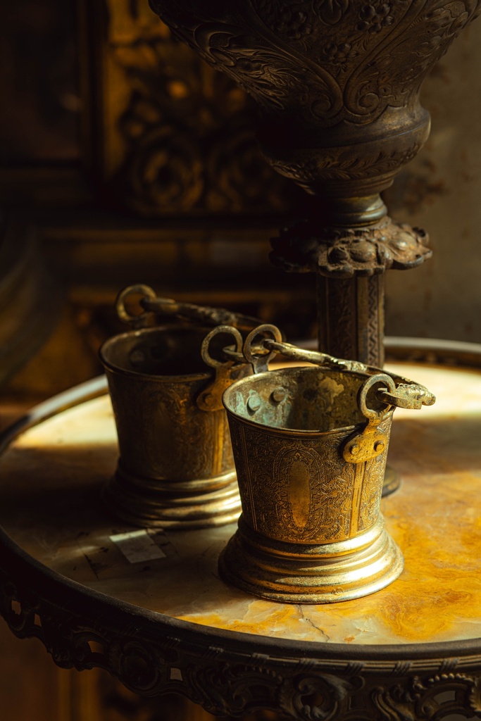 Handcrafted copper cup